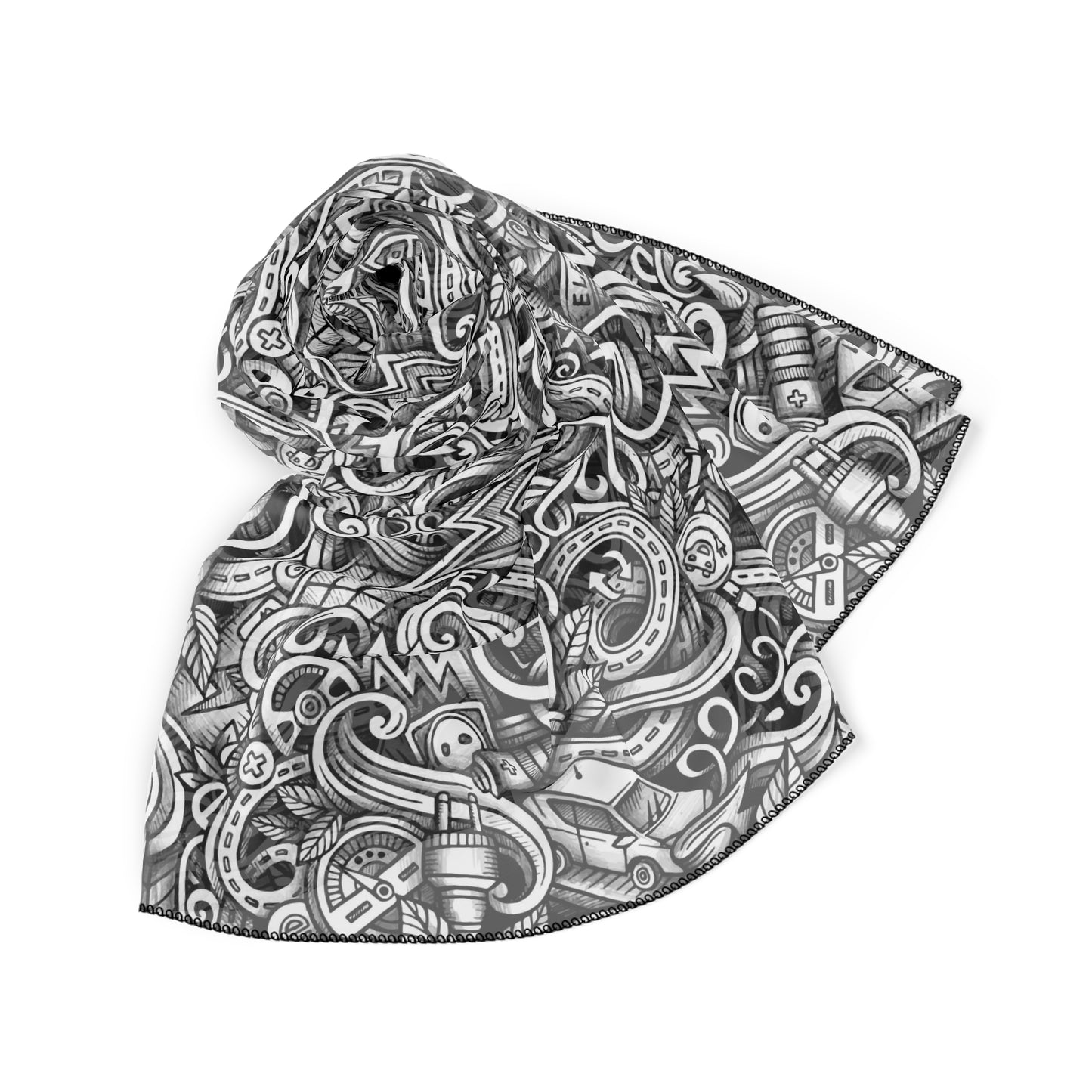 Electric EV Maze Scarf