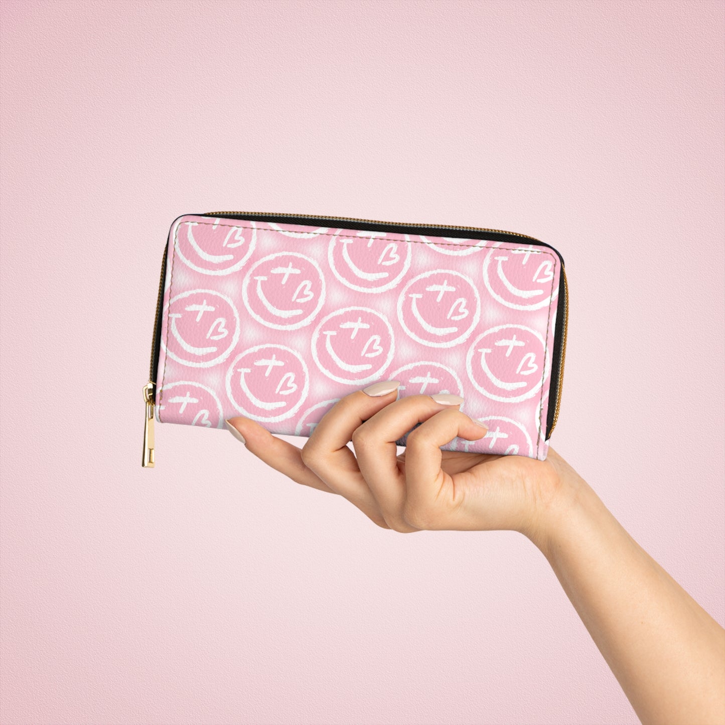 Roc House Hearts Zipper Wallet