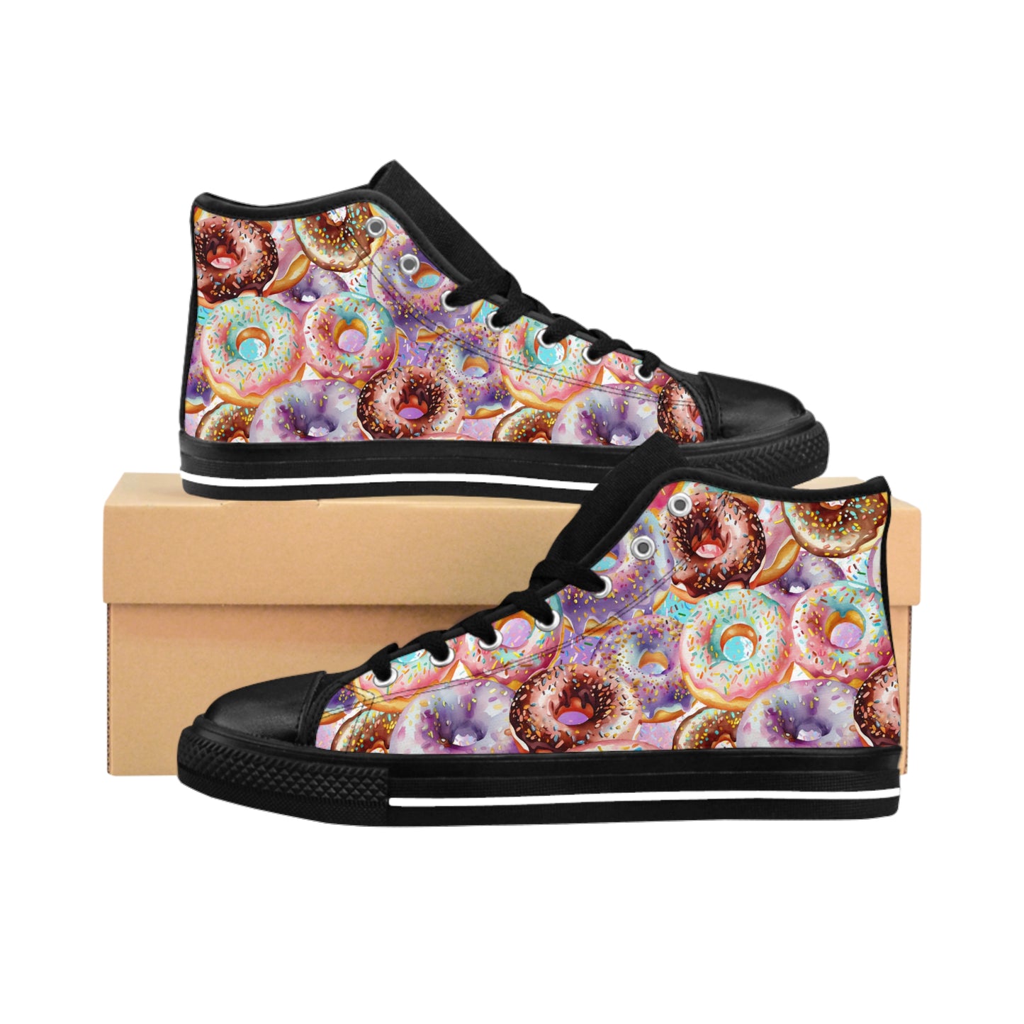 Donut Addiction Women's Classic Sneakers