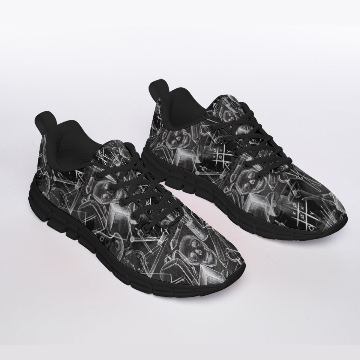 Art Student Women's Sports Shoes With Black Sole
