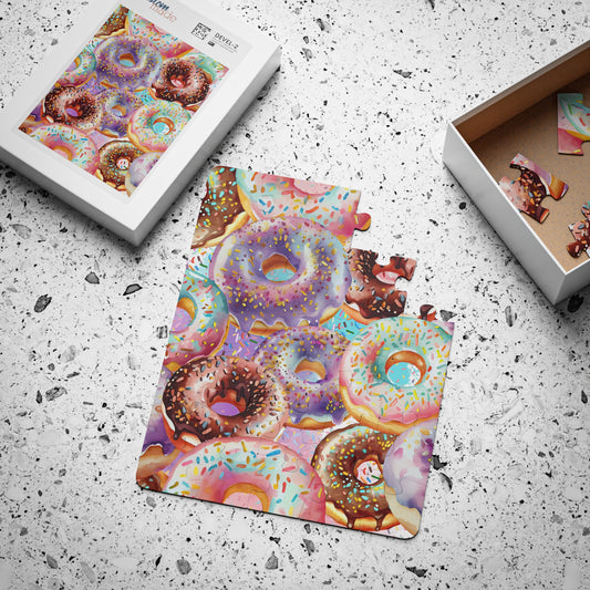 Donut Addiction Kids' Puzzle, 30-Piece