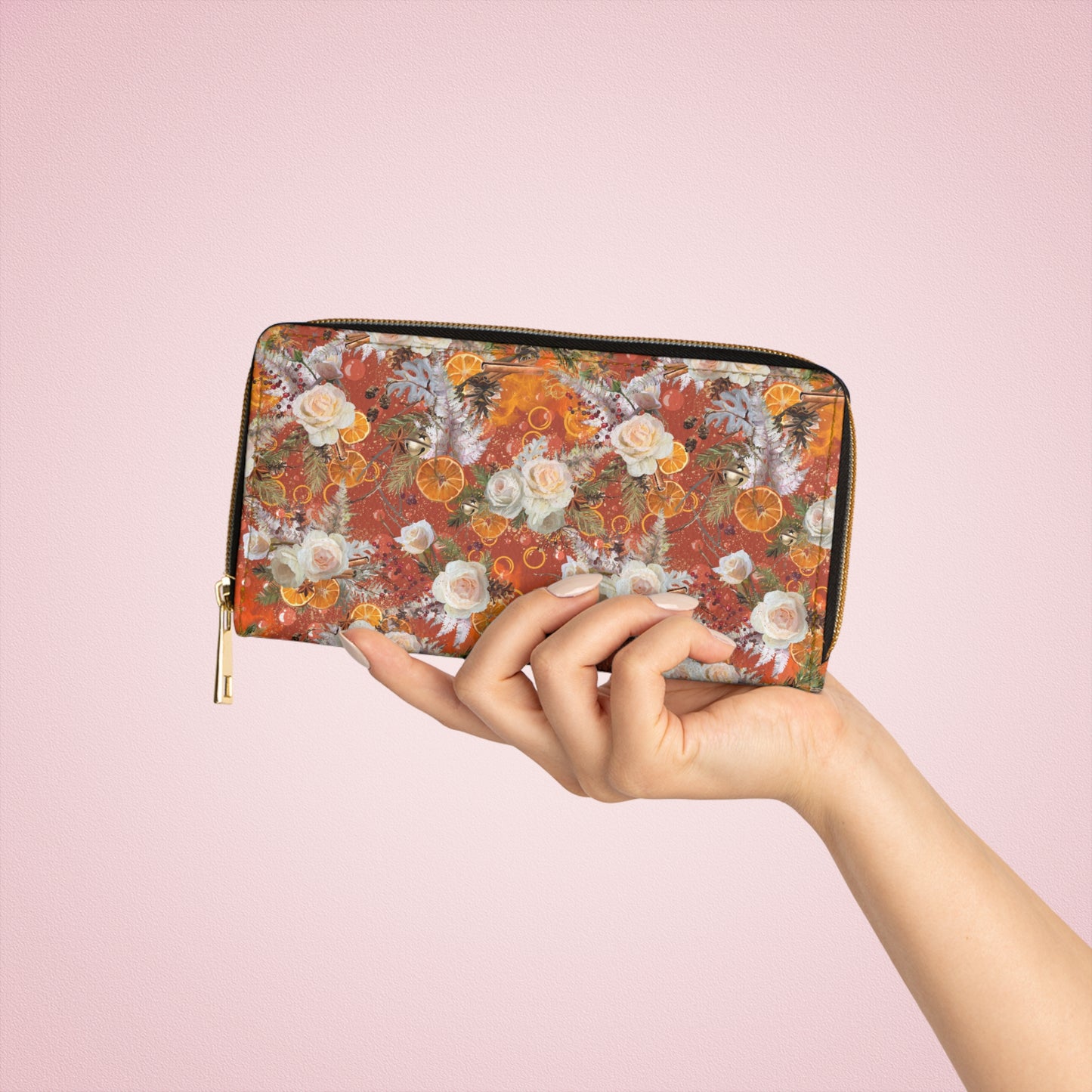 Cider Zipper Wallet