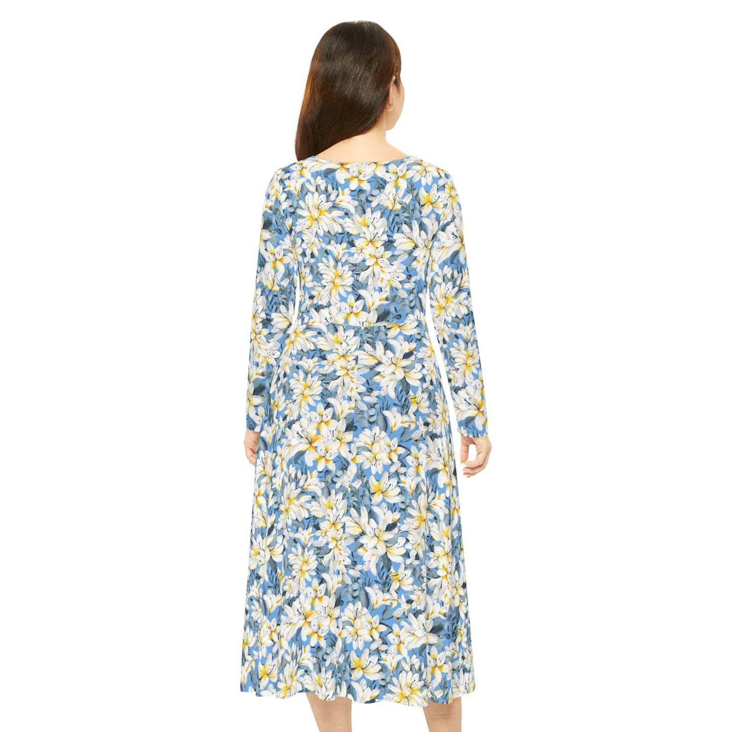 Spring Solstice Women's Long Sleeve Dress