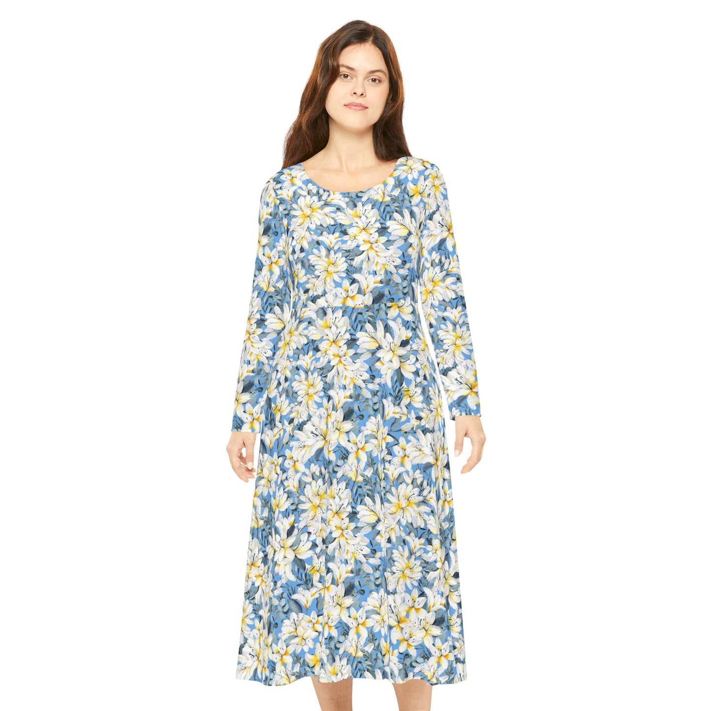 Spring Solstice Women's Long Sleeve Dress