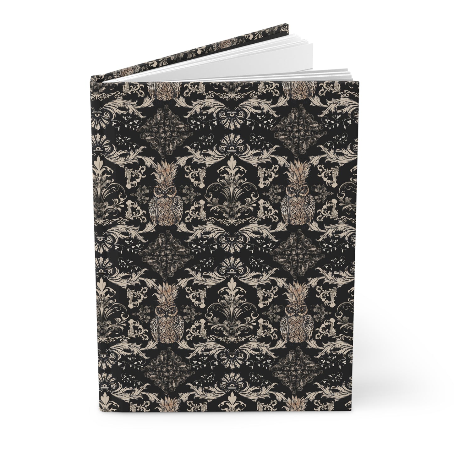Owl Pineapple Hardcover Sketch Journal