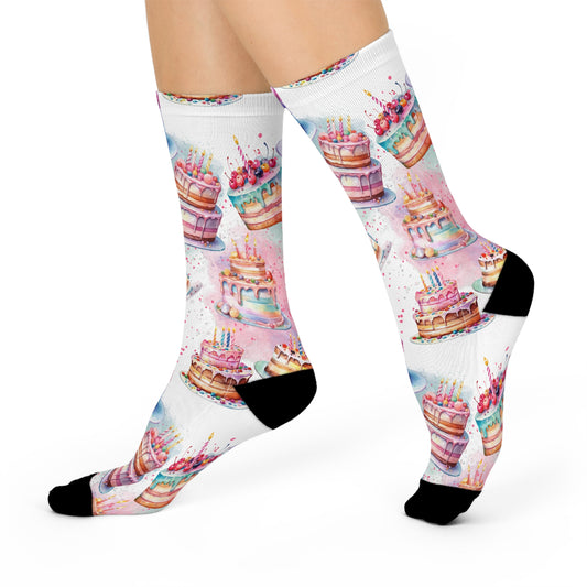 Birthday Cake Socks