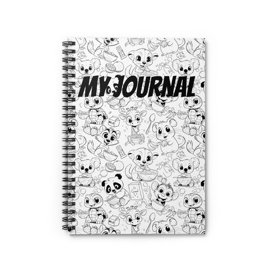 Breakfast of Coloring Champions Spiral Notebook - Ruled Line
