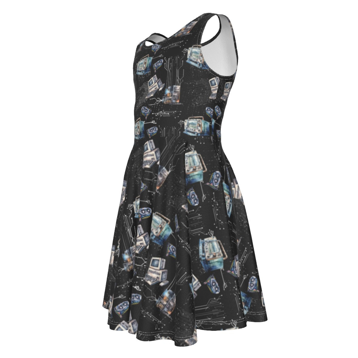 Tech Nerd Kid's Sleeveless Vest Dress
