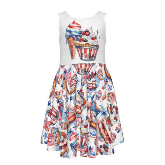 American Sweets Kid's Sleeveless Vest Dress