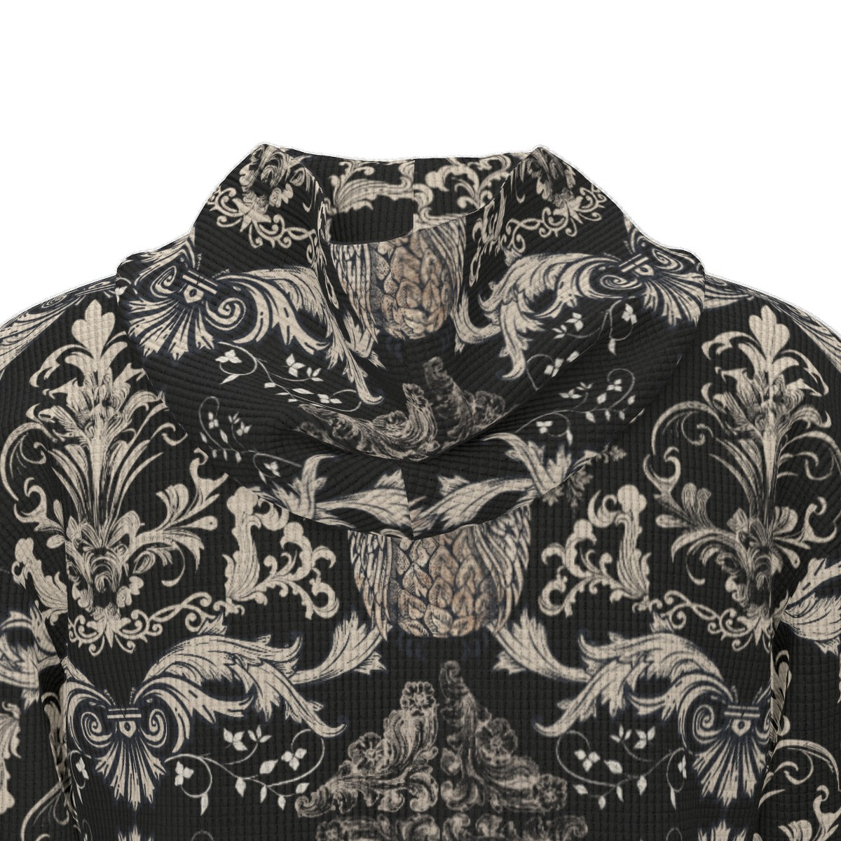 Owl Pineapple Zip Hooded Sweatshirt