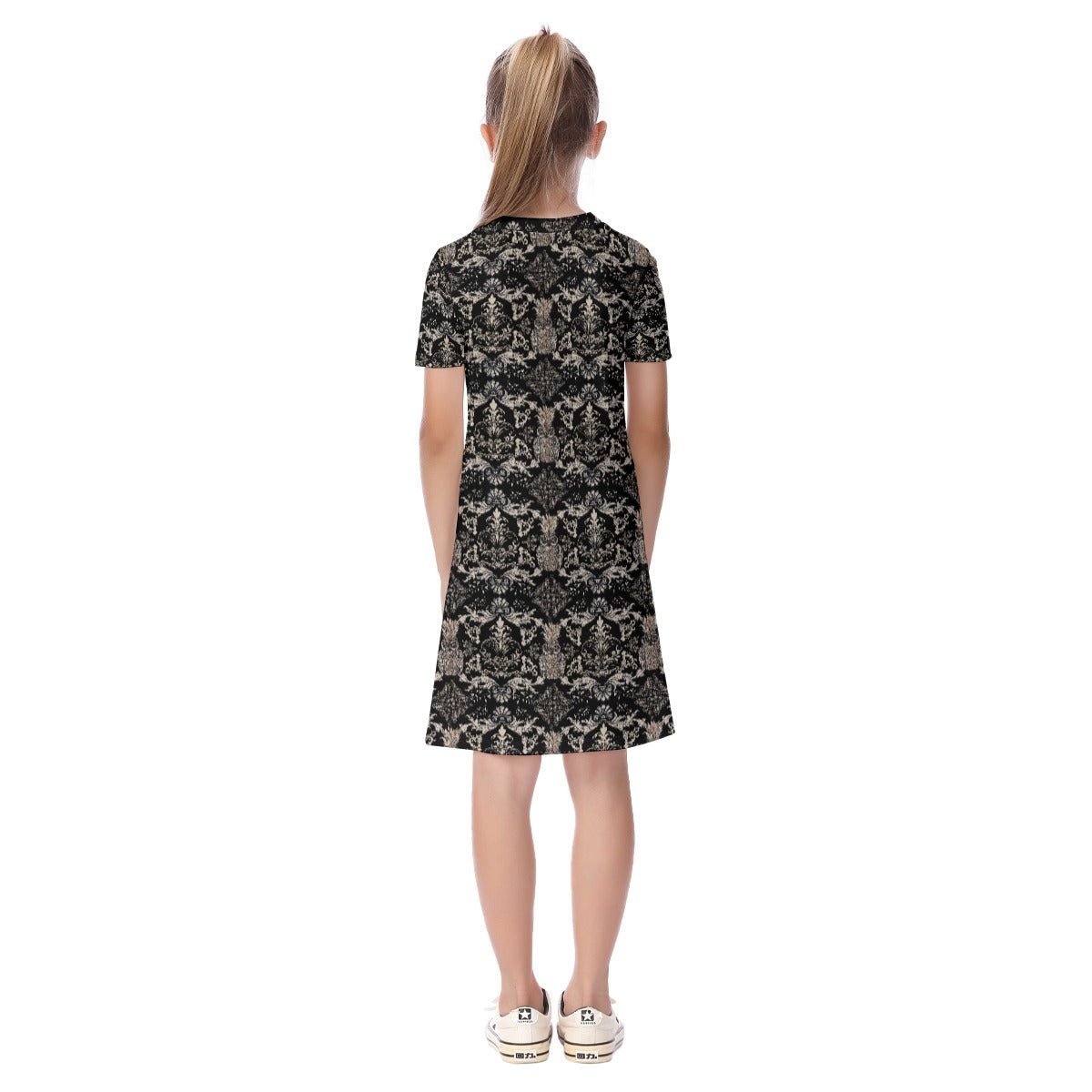 Owl Pineapple Kid's Short Sleeve Dress