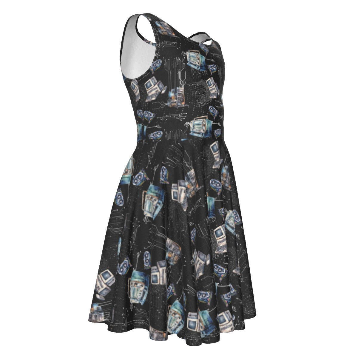 Tech Nerd Kid's Sleeveless Vest Dress