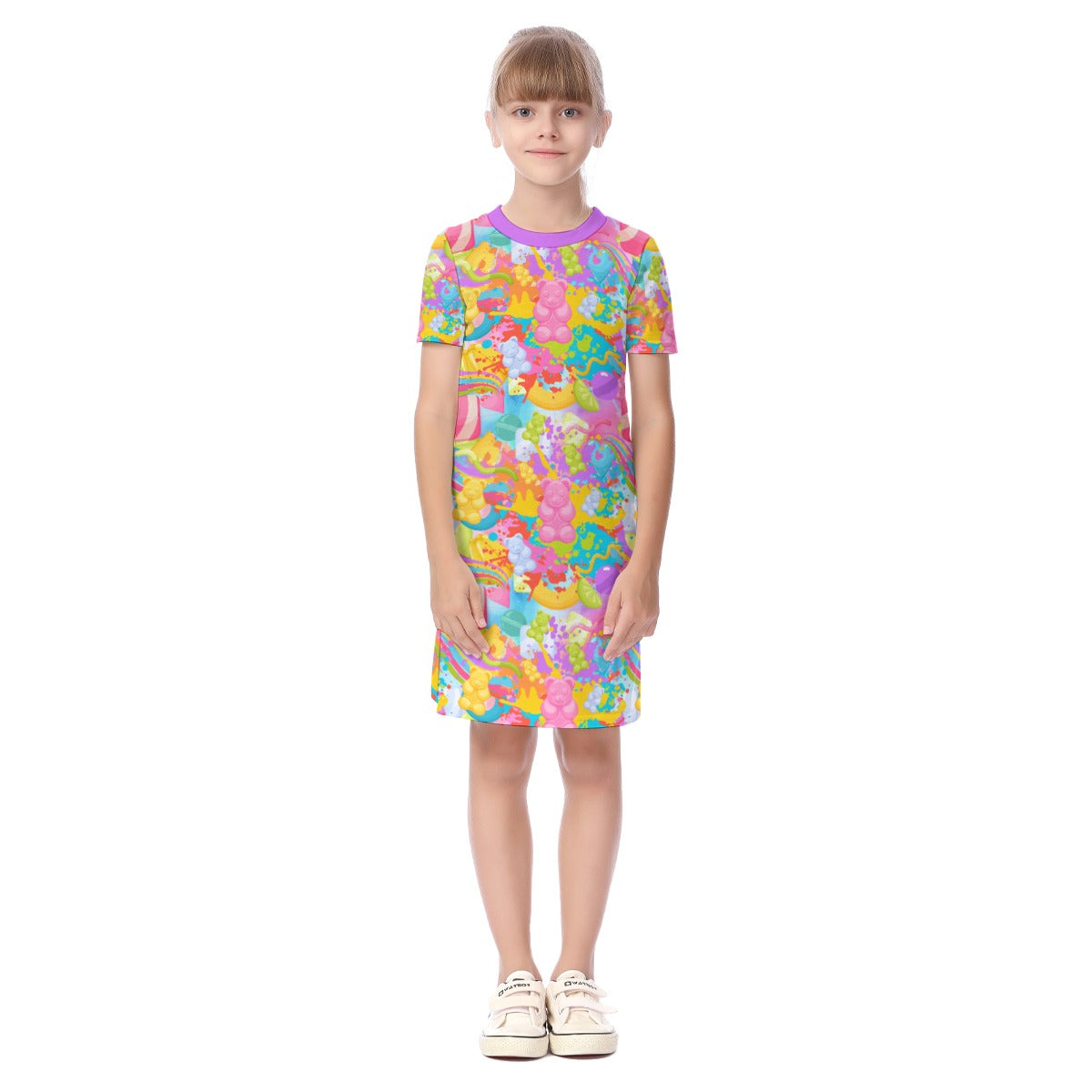 Gummy Bear Kid's Short Sleeve Dress