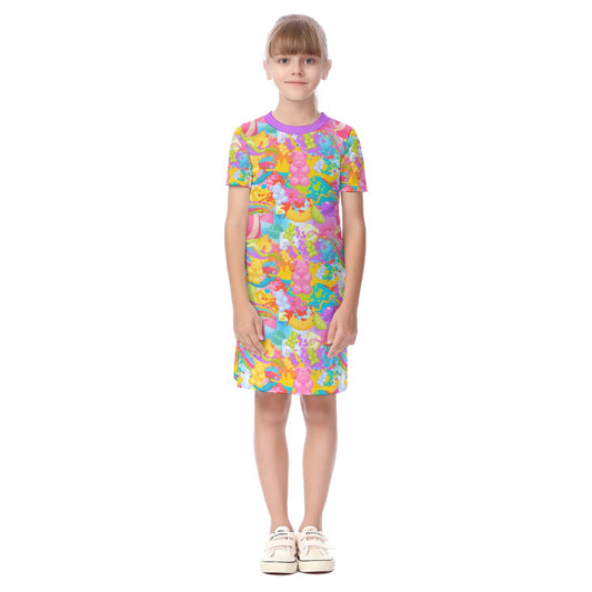 Gummy Bear Kid's Short Sleeve Dress