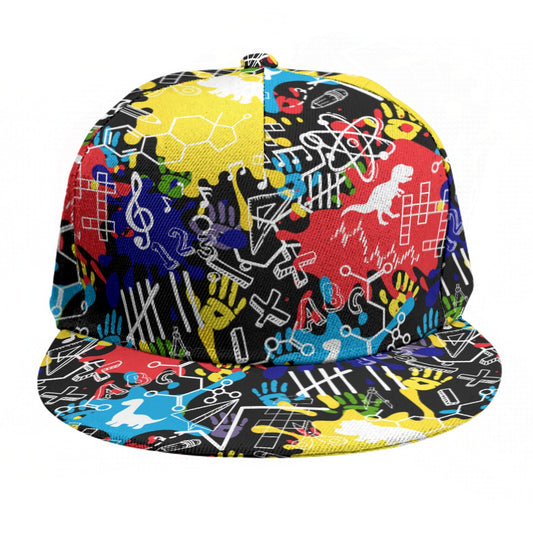 Back To School Flat Brim Hat