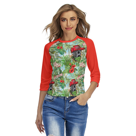 Roc House Island Women's Raglan Sleeves T-shirts