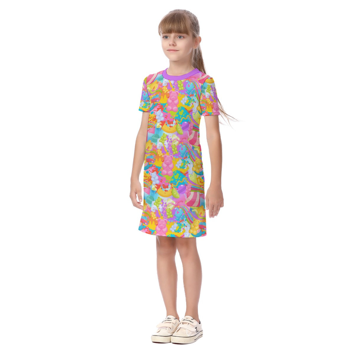 Gummy Bear Kid's Short Sleeve Dress