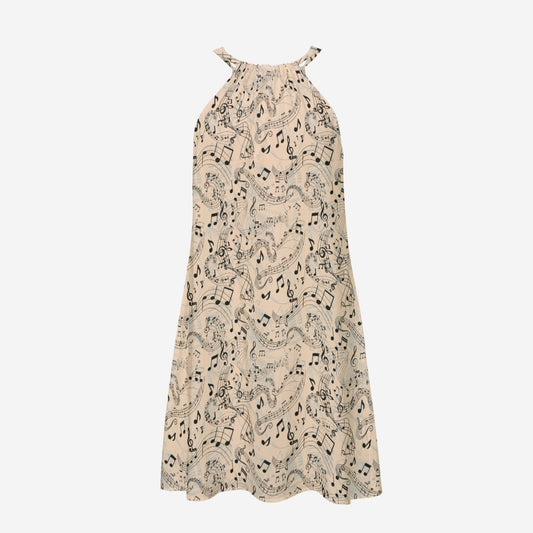Staff Meeting Music Women's Halter Dress