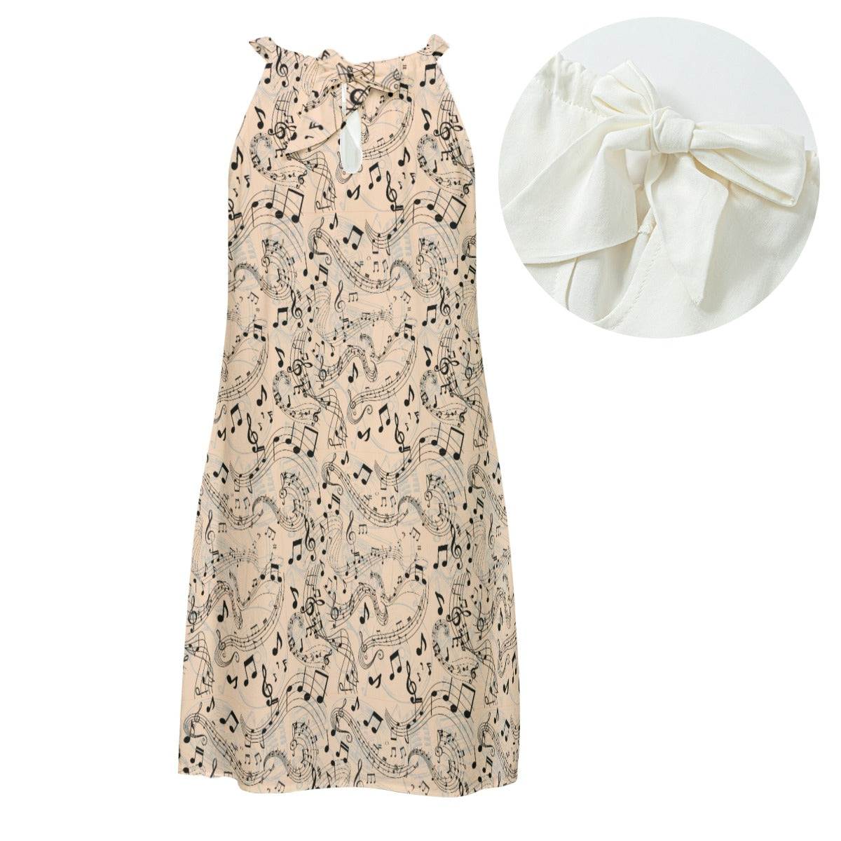 Staff Meeting Music Women's Halter Dress