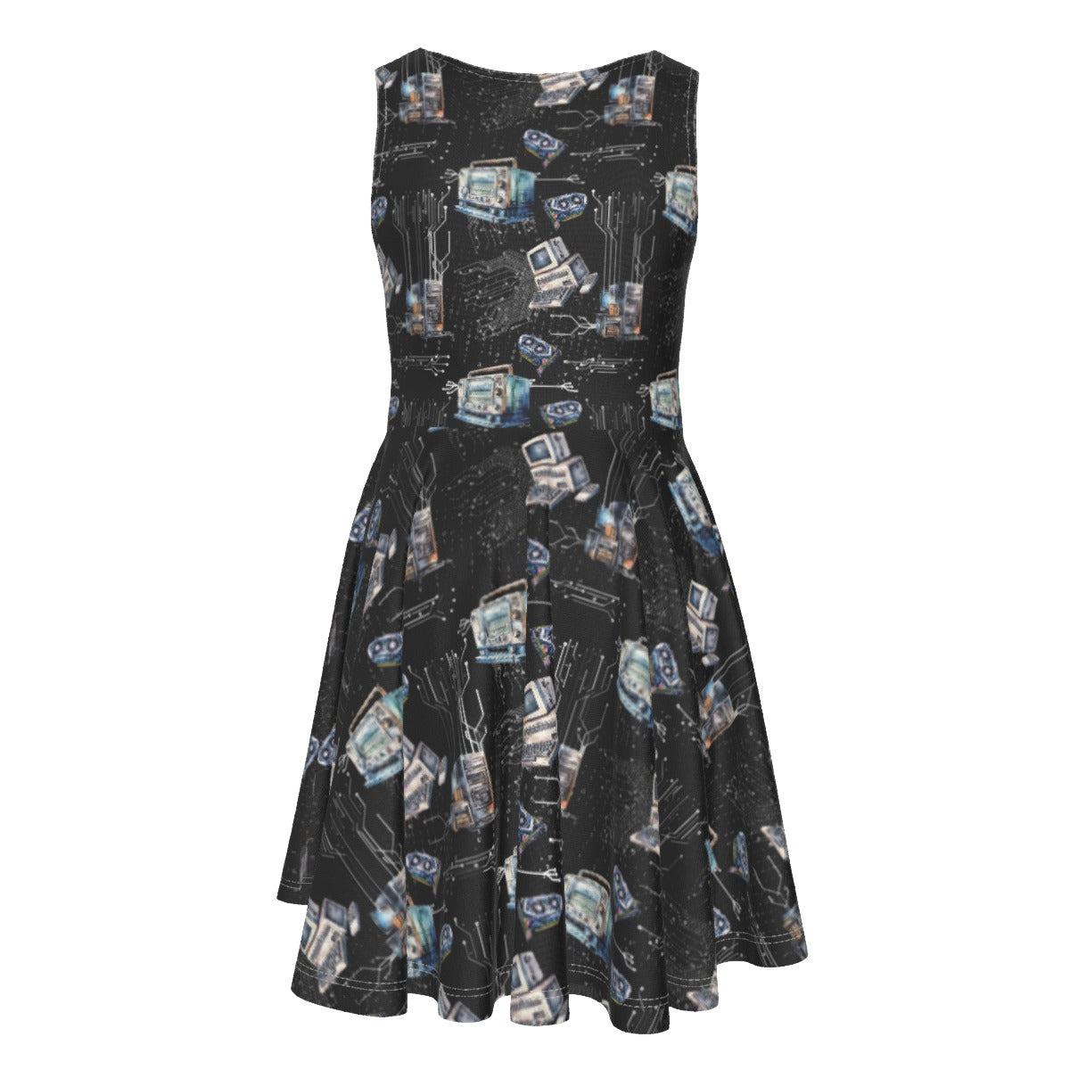 Tech Nerd Kid's Sleeveless Vest Dress