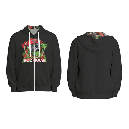 Roc House Holiday Zip Hooded Sweatshirt