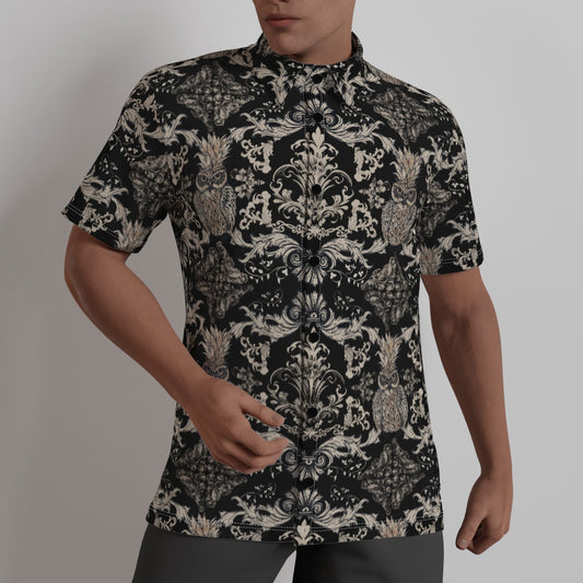 Owl Pineapple Men's Shirt