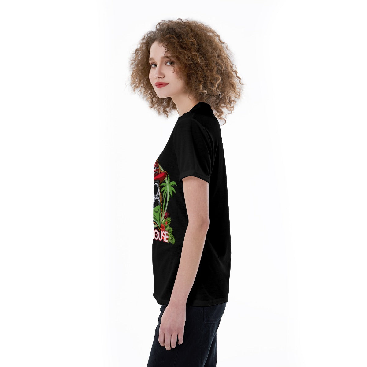 Roc House Holiday V-neck Women's T-shirt