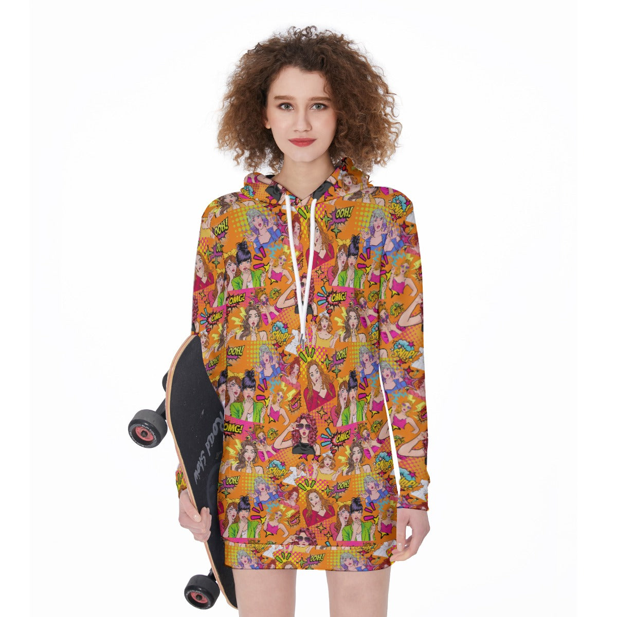 That's Shocking Women's Long Hoodie