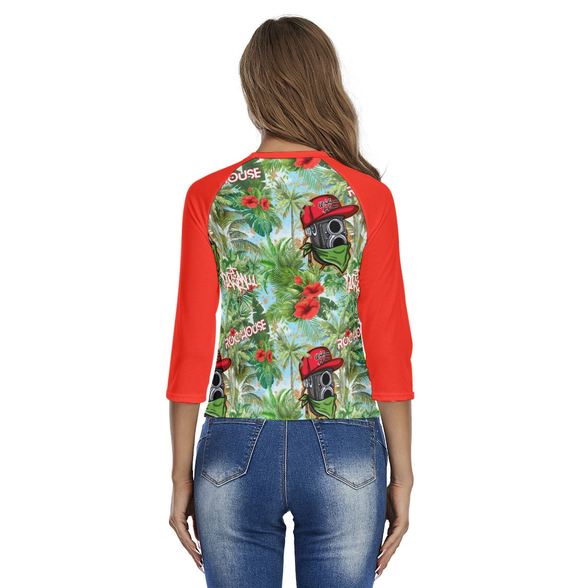 Roc House Island Women's Raglan Sleeves T-shirts