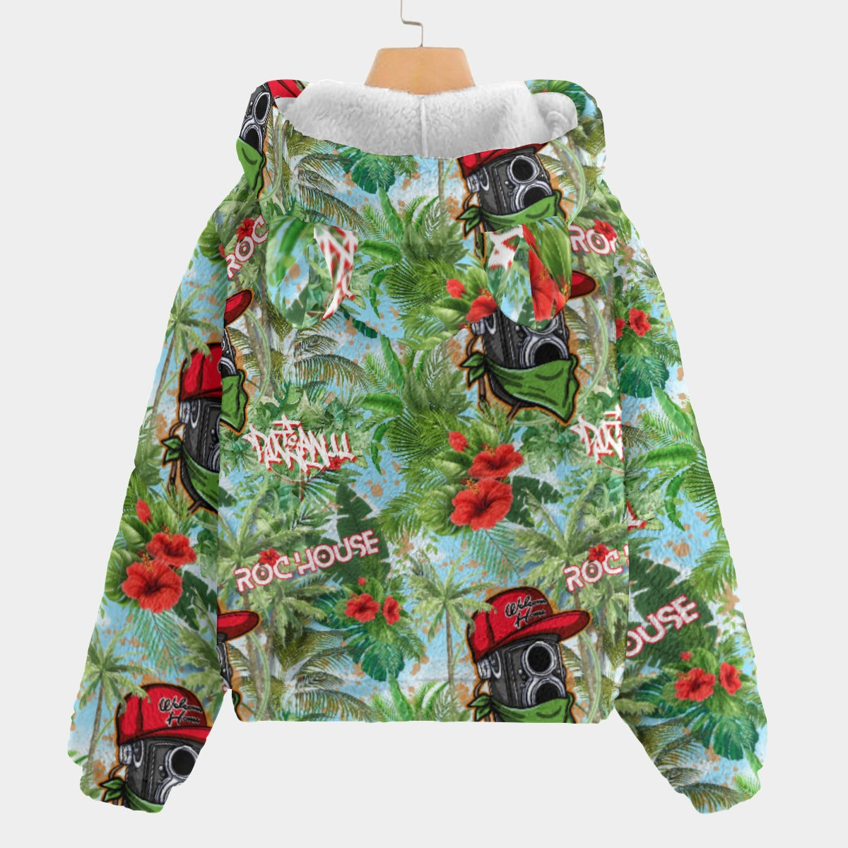 Roc House Island Kid’s Borg Fleece Sweatshirt With Ears