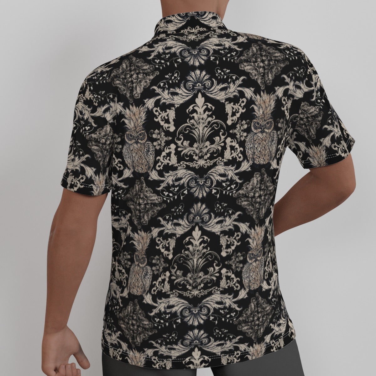 Owl Pineapple Men's Shirt