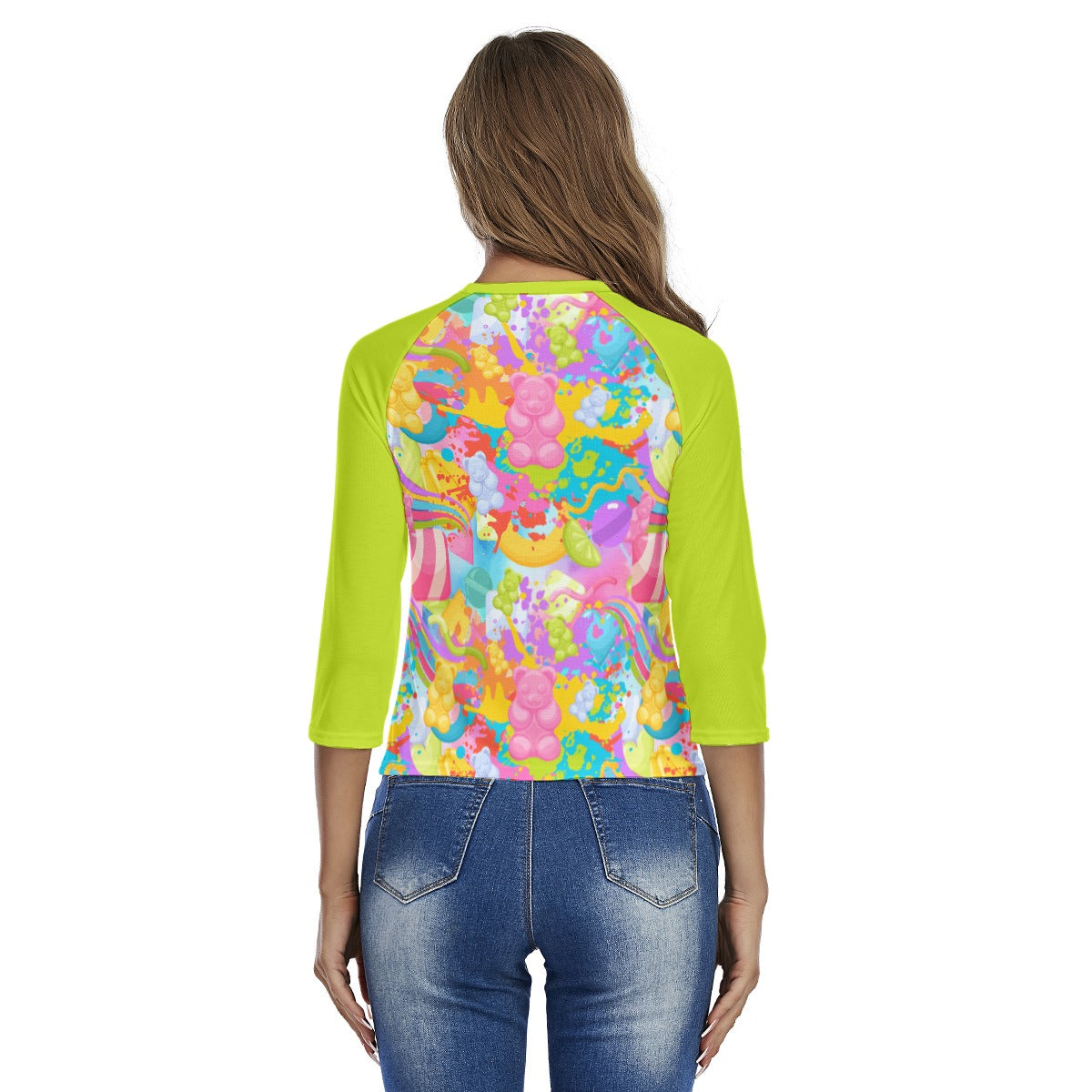 Gummy Bear Women's Raglan Sleeves T-shirts