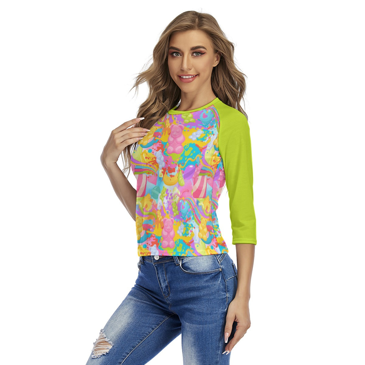 Gummy Bear Women's Raglan Sleeves T-shirts