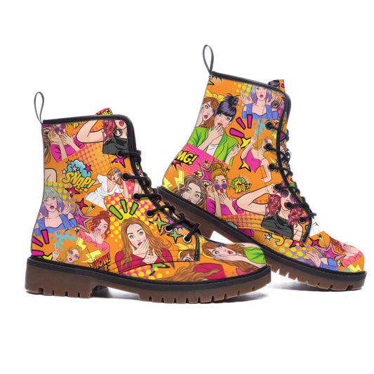 That's Shocking Women's Martin Short Boots