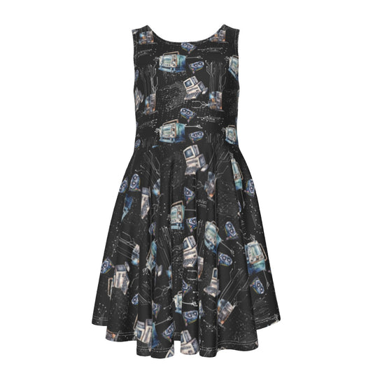 Tech Nerd Kid's Sleeveless Vest Dress